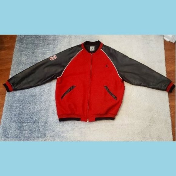 Jordan Jackets & Coats Vintage 3x Air Jordan Varsity Jacket Red
